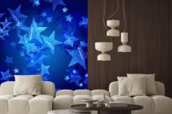 Naklejka: Niebieskie gwiazdki