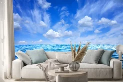 Naklejka: Niebieskie wody morskiej