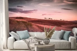 Naklejka: Niesamowity krajobraz toskański