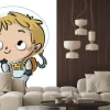 Naklejka: Niño astronauta