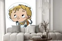 Naklejka: Niño astronauta