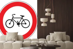 Naklejka: No rowerów dozwolone podpisania