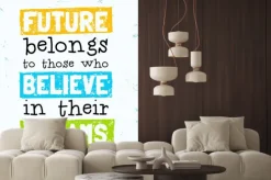 Naklejka: Nowoczesna typografia z hasłem motywacyjnym