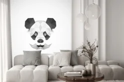 Naklejka: Nowoczesne panda w stylu wielokąta