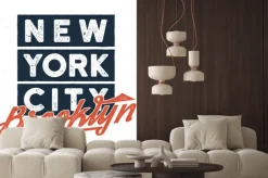 Naklejka: Nowy jork brooklyn - tee design for print