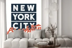 Naklejka: Nowy jork brooklyn - tee design for print