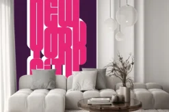 Naklejka: Nowy jork sport noszenia typografii godło, t-shirt grafika znaczek