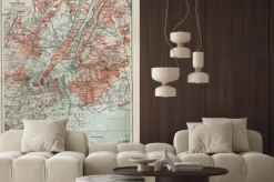 Naklejka: Nowy jork stara mapa z końca 19 wieku