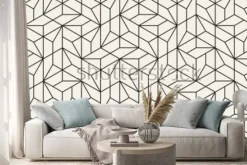 Naklejka: Objęty wzorem wzoru. nowoczesny stylowy streszczenie tekstura.