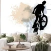 Naklejka: Obrazu wektorowego bmx rowerzysta