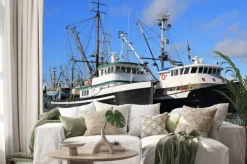 Naklejka: Łodzie rybackie