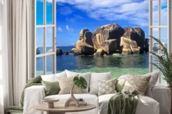 Naklejka: Okno wychodzące na morze