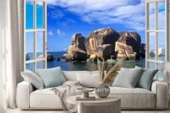 Naklejka: Okno wychodzące na morze