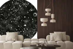 Naklejka: Okrągła konstelacja gwiazd