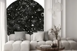 Naklejka: Okrągła konstelacja gwiazd