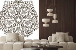 Naklejka: Okrągły wzór indyjskich