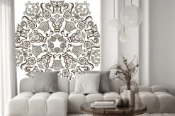 Naklejka: Okrągły wzór indyjskich