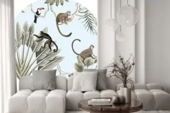 Naklejka: Okrągły wzór topikalny