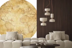 Naklejka: Oldschoolowa mapa świata