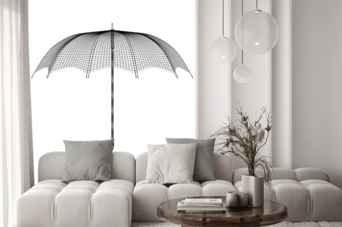 Naklejka: Ombrello tratto linee