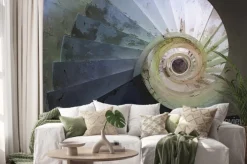 Naklejka: Opuszczone kręcone schody