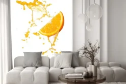 Naklejka: Orange splash