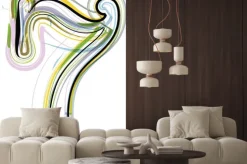 Naklejka: Organiczne ilustracji czcionki. numer 7