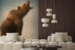 Naklejka: Oso pardo salvaje