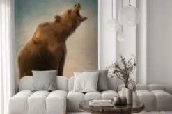 Naklejka: Oso pardo salvaje