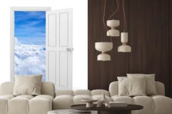 Naklejka: Otwarte drzwi