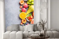 Naklejka: Owoce przygotowane do jedzenia