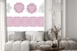 Naklejka: Ozdobne bez szwu deseń