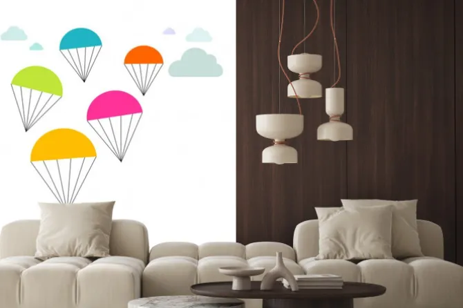 Naklejka: Paracaidas