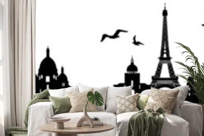 Naklejka: Paris skyline