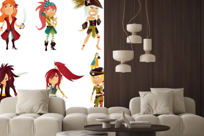 Naklejka: Piraci girls