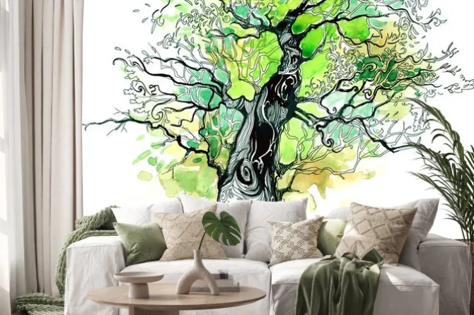 Naklejka: Pnia drzewa