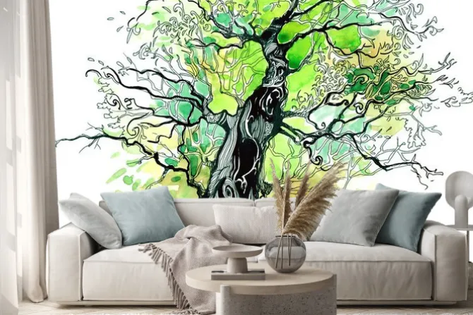 Naklejka: Pnia drzewa