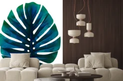 Naklejka: Pojedynczy liść monstery