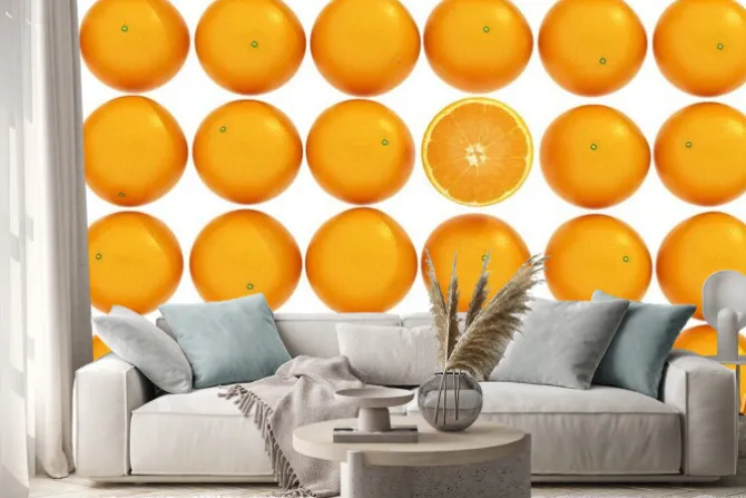 Naklejka: Pomarańczowy tekstury