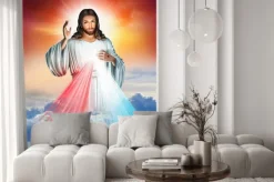 Naklejka: Przedstawienie jezusa miłosiernego