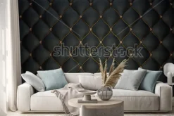 Naklejka: Realistyczna pikowana tkanina