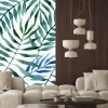 Naklejka: Seamless exotic pattern with tropical leaves