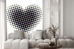 Naklejka: Serce półtonów