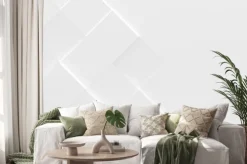 Naklejka: Szerokie białe tło (głowa strony) (3d ilustracji)