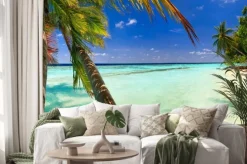 Naklejka: Tropical paradise na malediwach