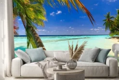 Naklejka: Tropical paradise na malediwach