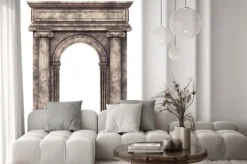 Naklejka: Łuk triumfalny na białym tle