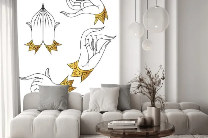 Naklejka: Wektor obrysu obrysu ręki