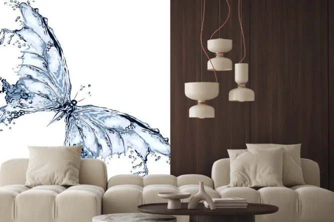 Naklejka: Wodny motyl