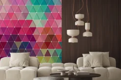 Naklejka: Wzór trójkąty